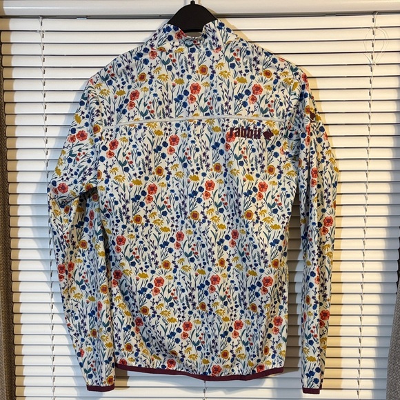 Rabbit Floral Patterned quarter zip running windbreaker - Picture 4 of 4